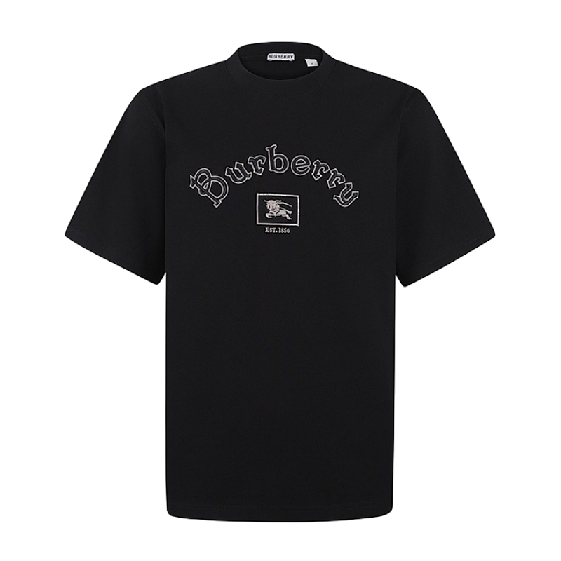 Burberry Gothic Logo Cotton Short-sleeved T-shirt