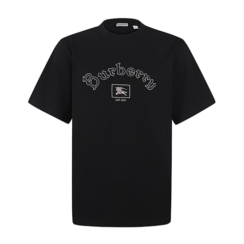Burberry Gothic Logo Cotton Short-sleeved T-shirt
