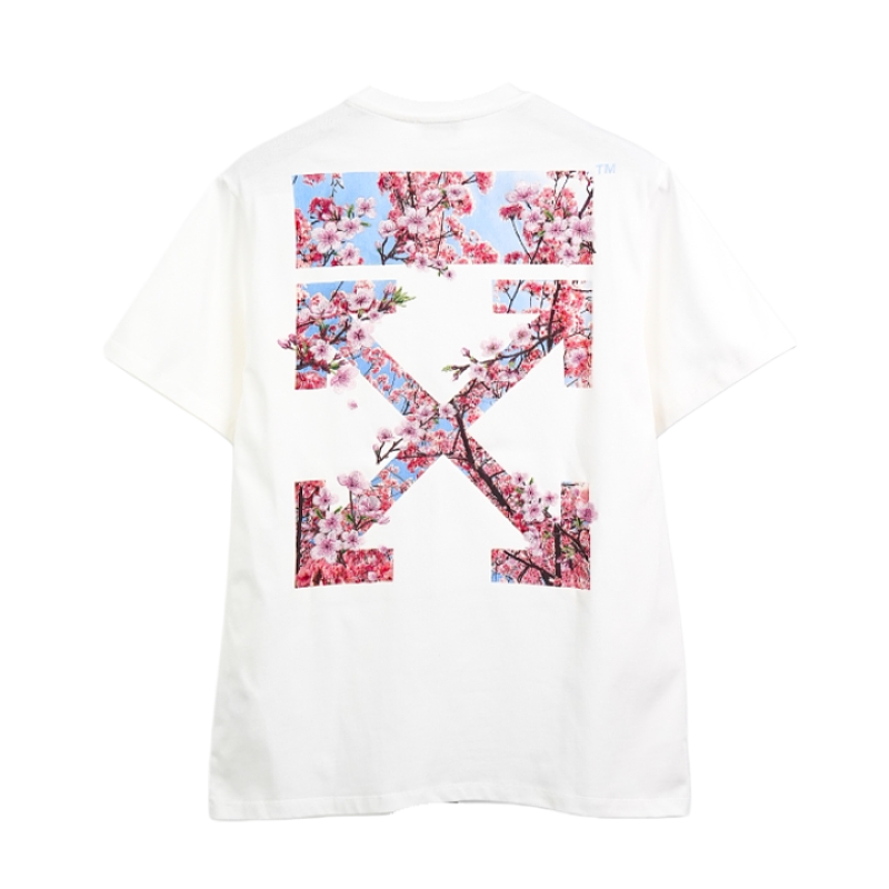 Cherry Blossom Arrow Print Short-Sleeve T-Shirt