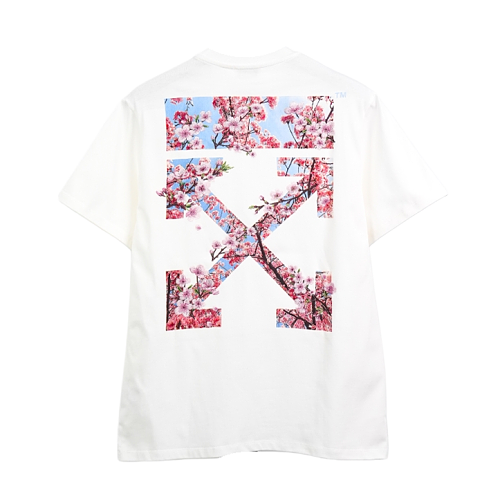 Cherry Blossom Arrow Print Short-Sleeve T-Shirt