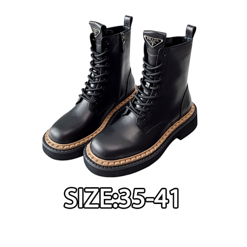 Prada S Iconic Triangle Logo Showstopper Women S Boots A Series That Becomes Impossible To
