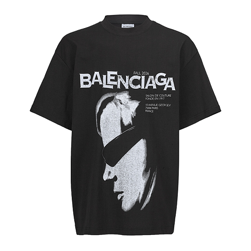 Parisian Portrait Direct Print Logo Short-Sleeve