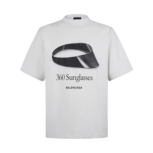 Balenciaga Sunglasses Print Crew Neck T-Shirt