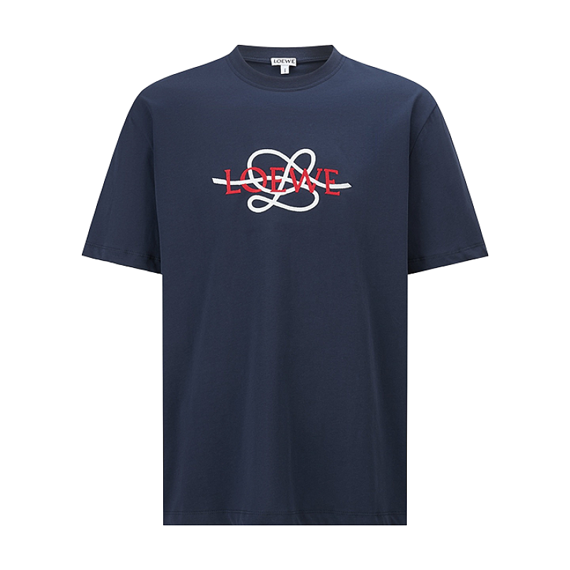 Loewe Embroidered Logo Short-Sleeve T-Shirt