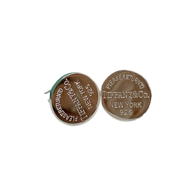 Round Sterling Silver Earrings