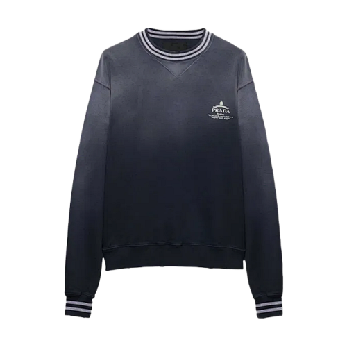 Washed Printed Distressed SweatshirtItem ID
