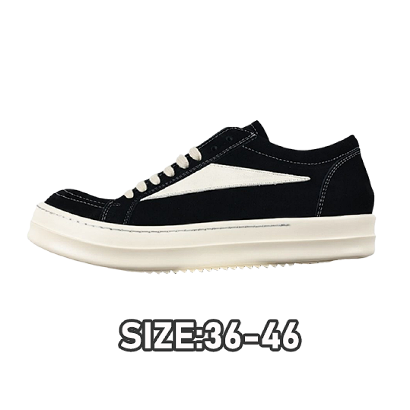 Rick Owens R O Suede Black And White
