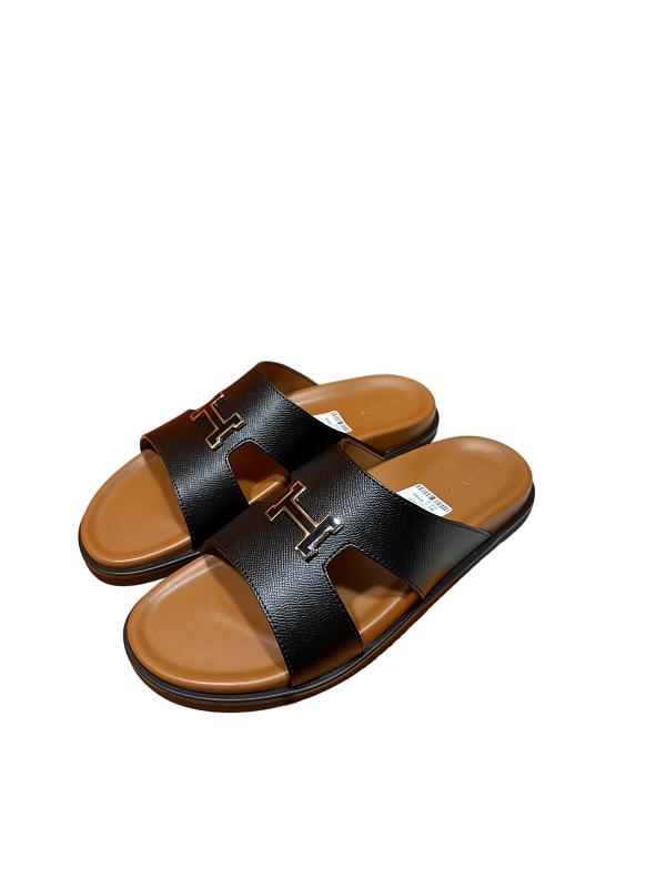 Hermès Oran Cowhide H-shaped SlippersItem ID