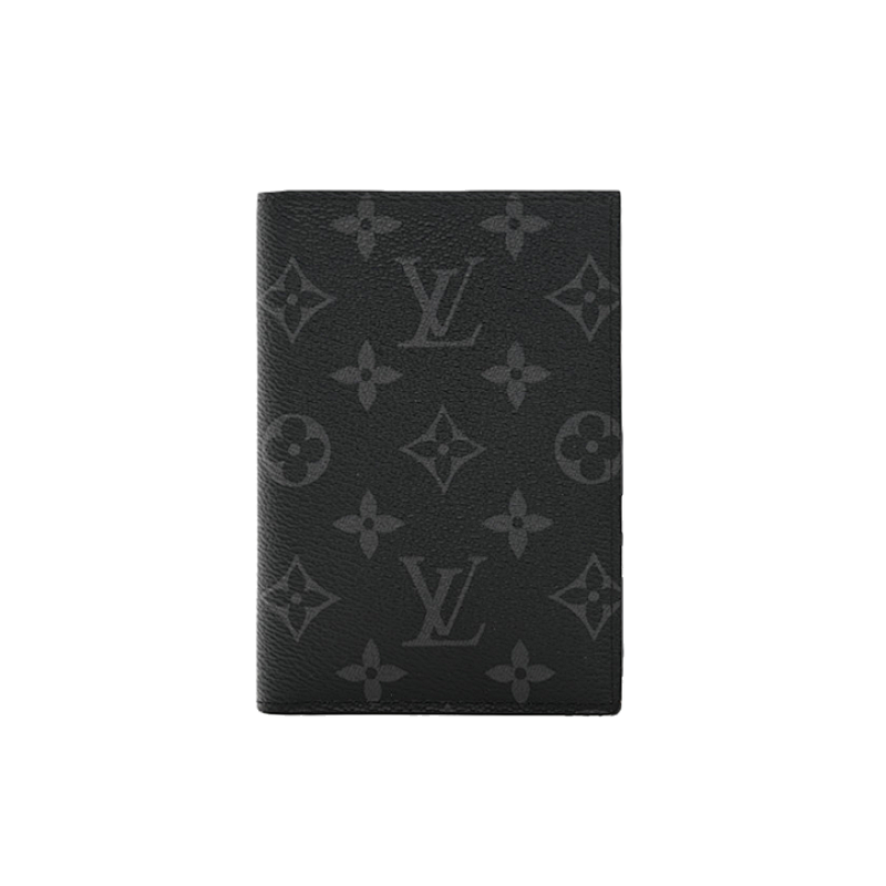 Louis Vuitton Passport Card Holder Old Fashioned Black