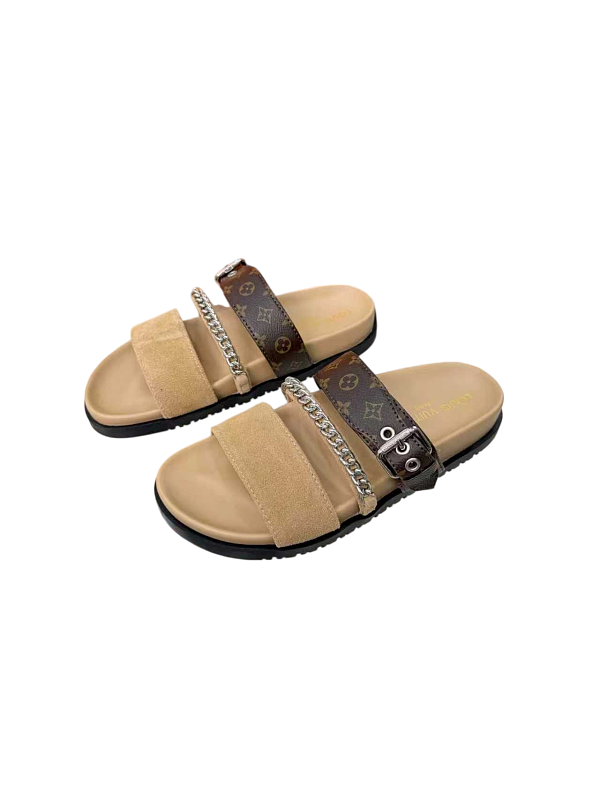 Louis Vuitton Multi Colored Optional New SlippersItem ID