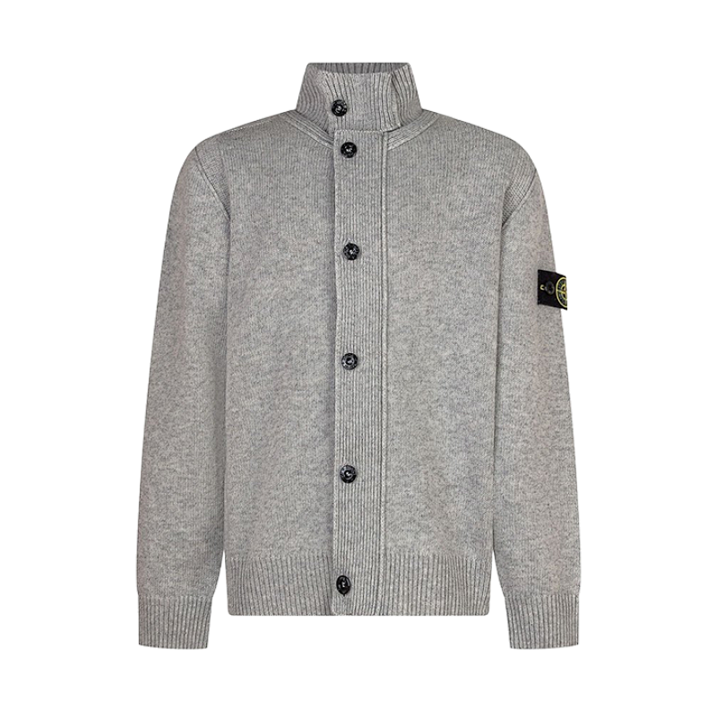 Patchwork Wool Cardigan Jacket