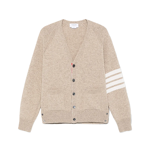 TB Khaki Four-Bar Cardigan Jacket