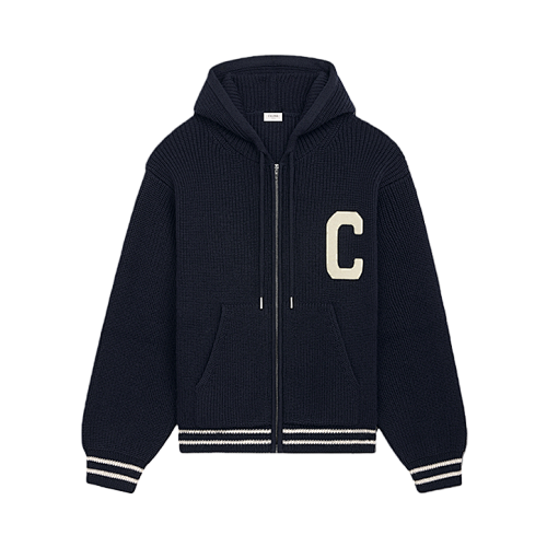 Woolen Hooded Jacket
