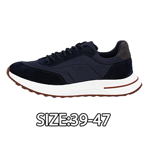 Men's Leather Loafers Blue