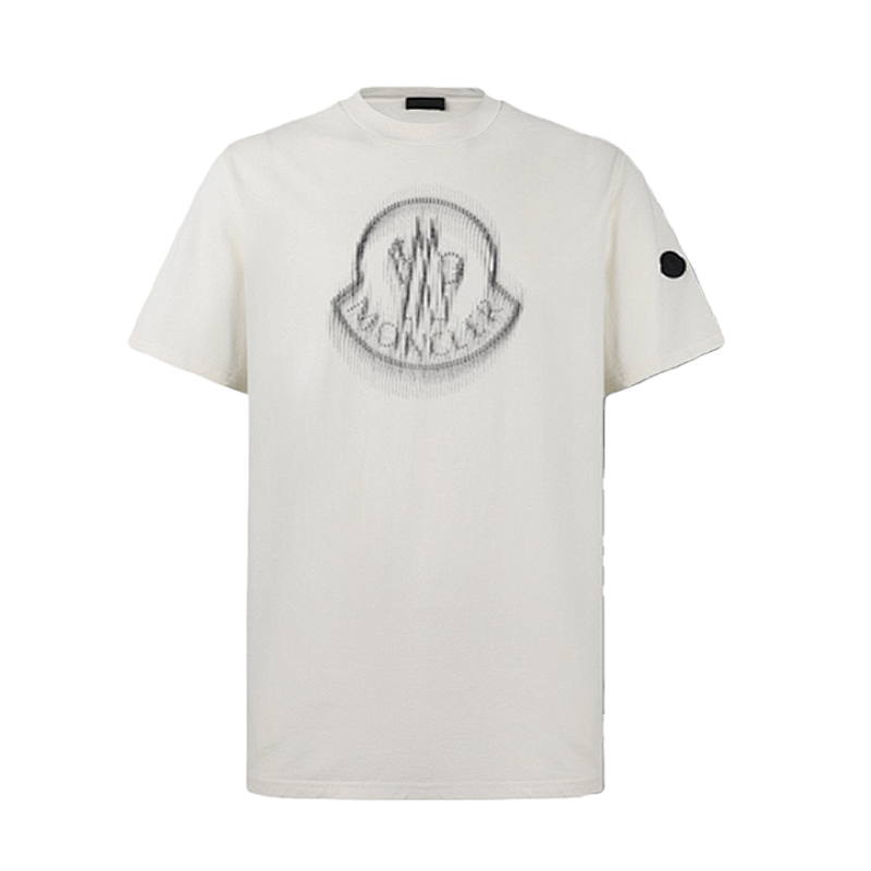 Blurred Logo Print Short-sleeved T-shirt