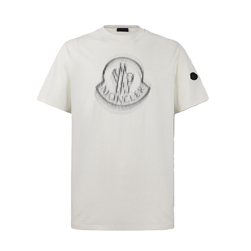 Blurred Logo Print Short-sleeved T-shirt
