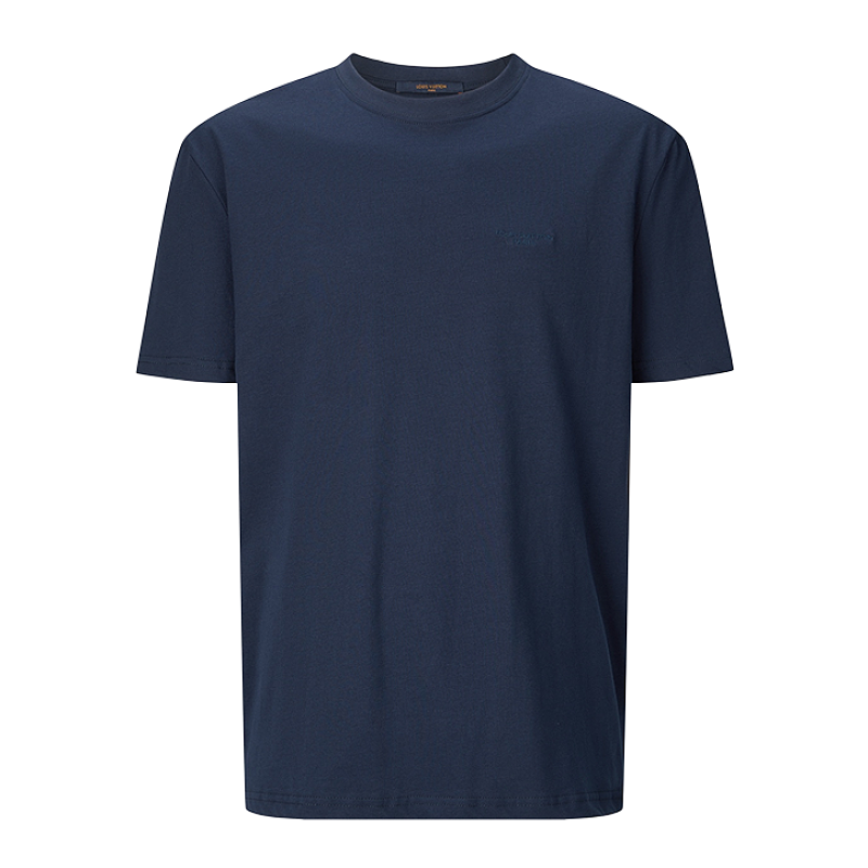 Louis Vuitton Classic Small Logo Embroidered Short-sleeved Shirt