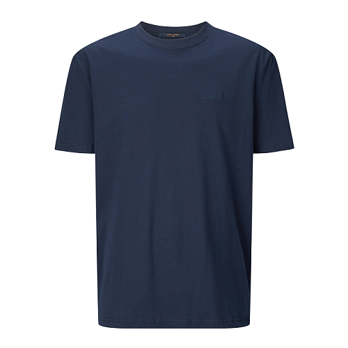 Louis Vuitton Classic Small Logo Embroidered Short-sleeved Shirt