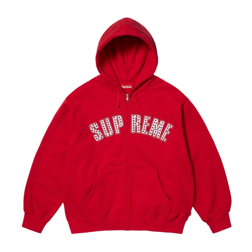 Supreme Zip-up Hoodie Sweatshirt
