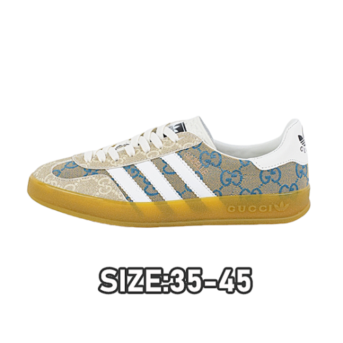 Gucci G Ucci X Adidas Color Blocked Training Series Board Shoes