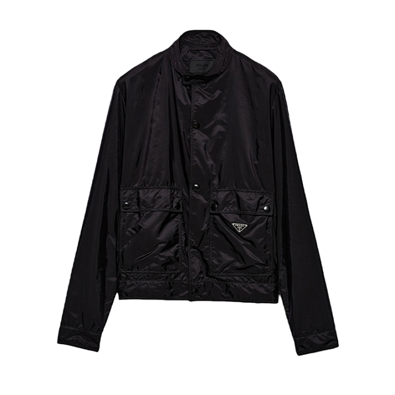Prada Double Pocket Triangle Logo Jacket