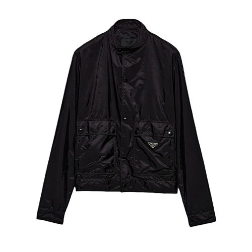Prada Double Pocket Triangle Logo Jacket