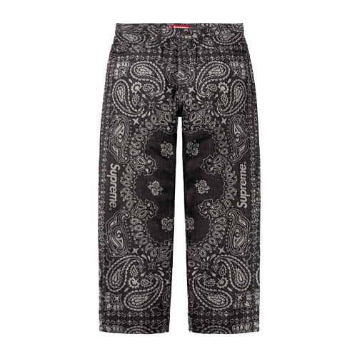 Supreme Paisley-print Jeans