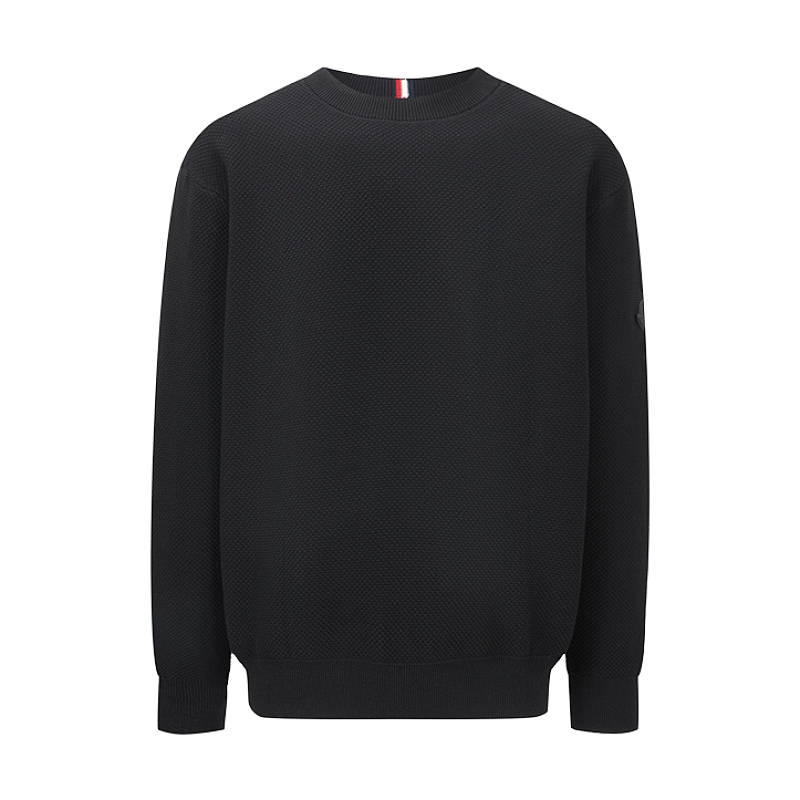 Moncler Check Jacquard Knit Sweater