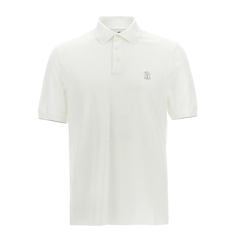 Badge Print Polo Shirt