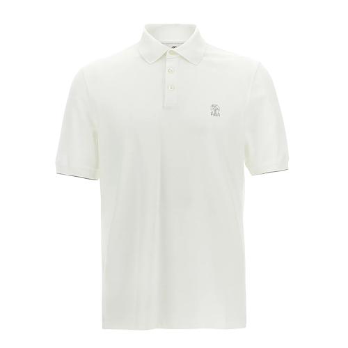 Badge Print Polo Shirt