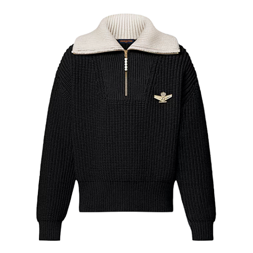 Louis Vuitton Golden Crown Half-Zip Pullover