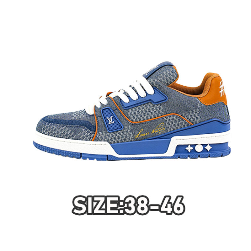 Louis Vuitton L V Trainer Blue