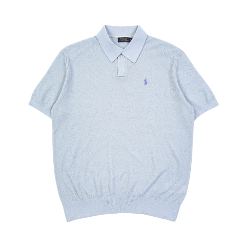 Pony Logo Button-Down Polo Short Sleeve
