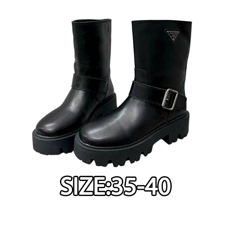 Prada S Iconic Triangle Logo Boots A True Showstopper This Is A Series That Becomes Imposs