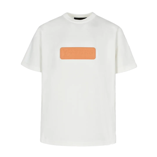 Classic Leather Label Jacquard Short-sleeved Shirt