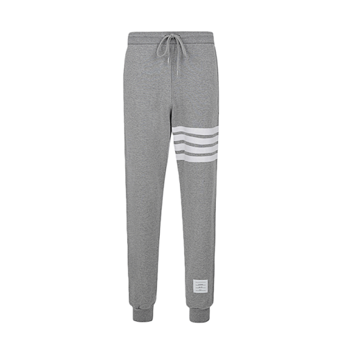 Water Ripple Casual Trousers Gray