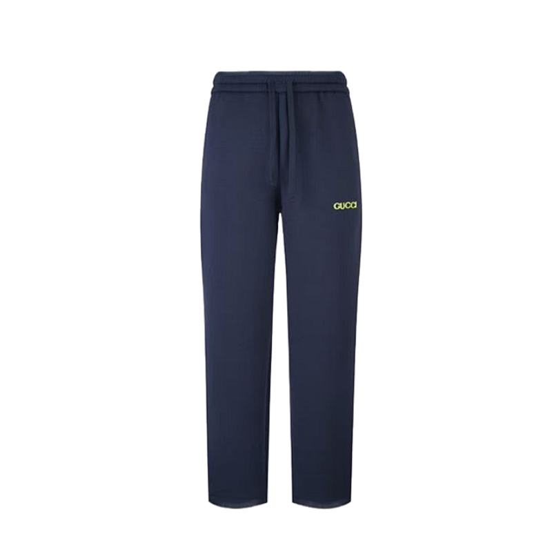 Gucci Ancient City Embroidered Small Logo Space Cotton Sweatpants