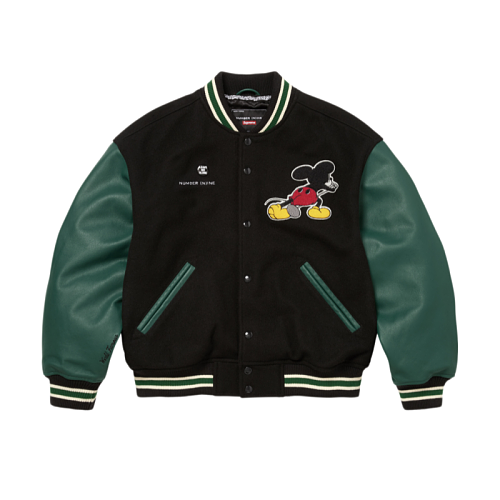 Supreme Mickey Baseball Jacket