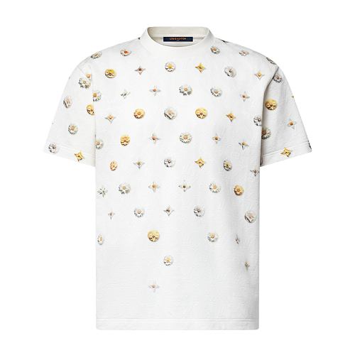 Louis Vuitton Half-length Daisy Monogram Print Short-sleeved Shirt
