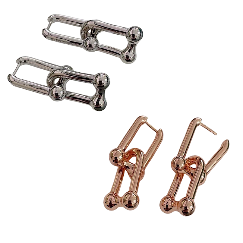 Double-link Earrings