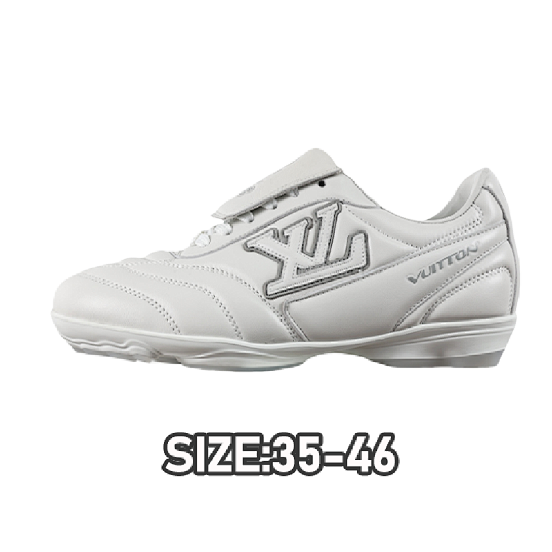 Louis Vuitton L V Lw22 Footprint Sneakers White