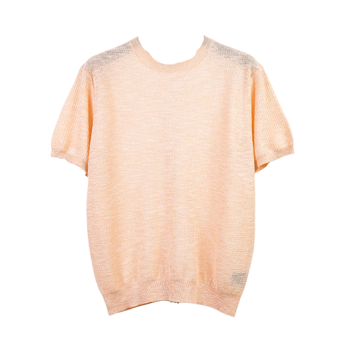 Floral Gauze Short Sleeve - Bean Paste Pink
