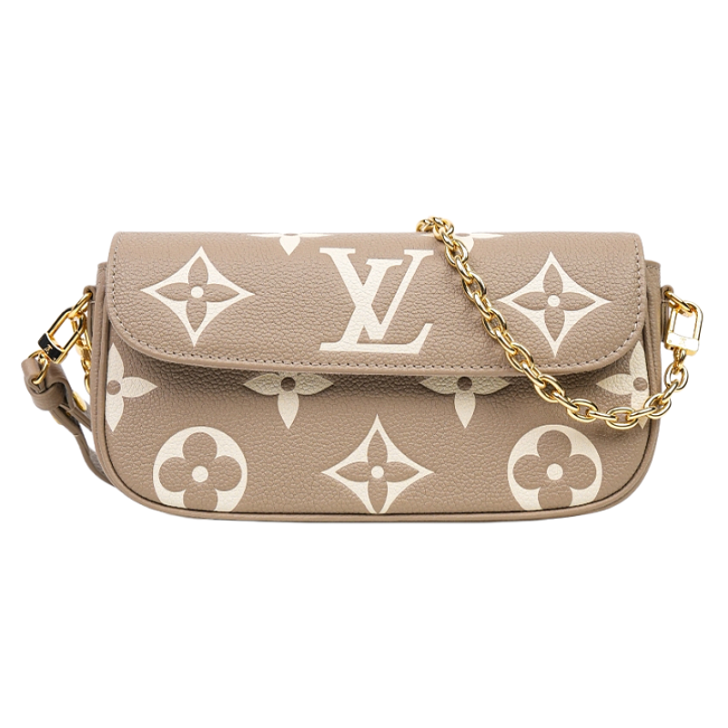 Louis Vuitton All-over Print Cowhide Underarm Bag