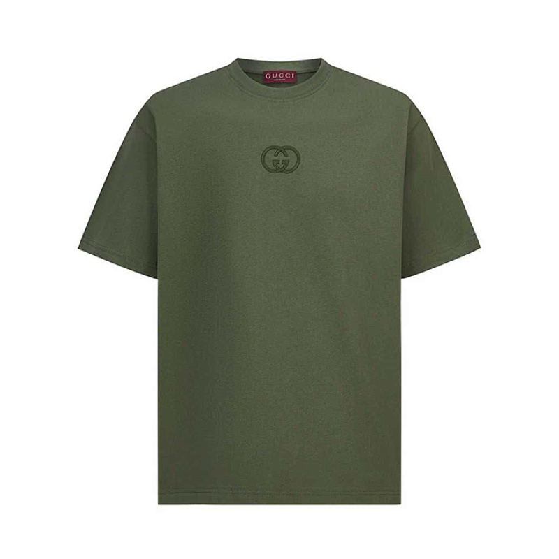 Embroidered Double G Short-Sleeve T-Shirt