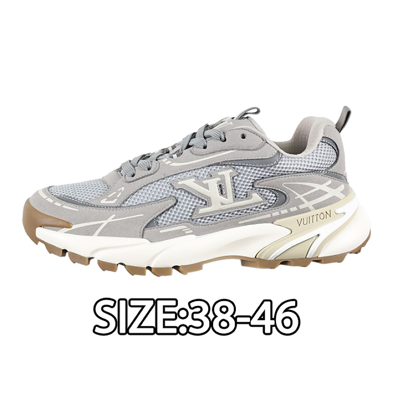Runner Casual Shoes Gray Raw Rubber