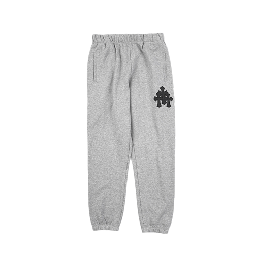 Black Thirty-cross Patch Tapered Pants