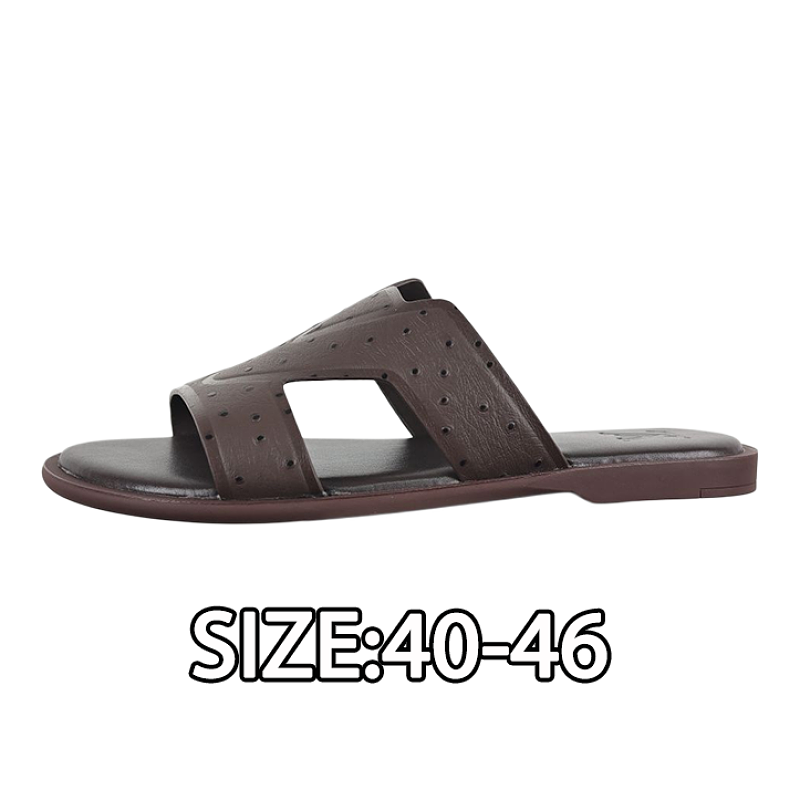 Louis Vuitton Mule Shoes Flip-flops Dark Brown