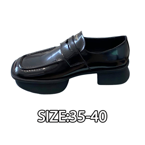 Prada Women's Equal Glossy Calfskin Loafers