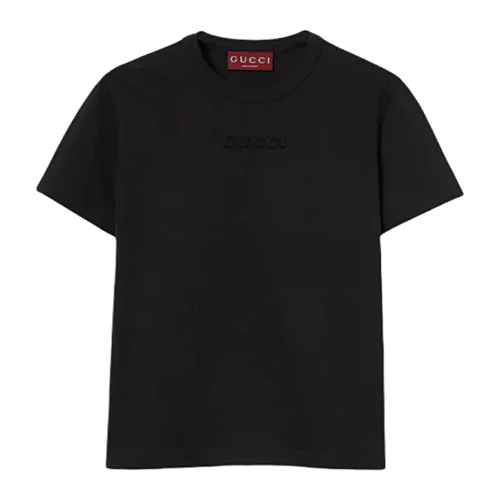 G Cci Red Label Small Embroidered Short Sleeves