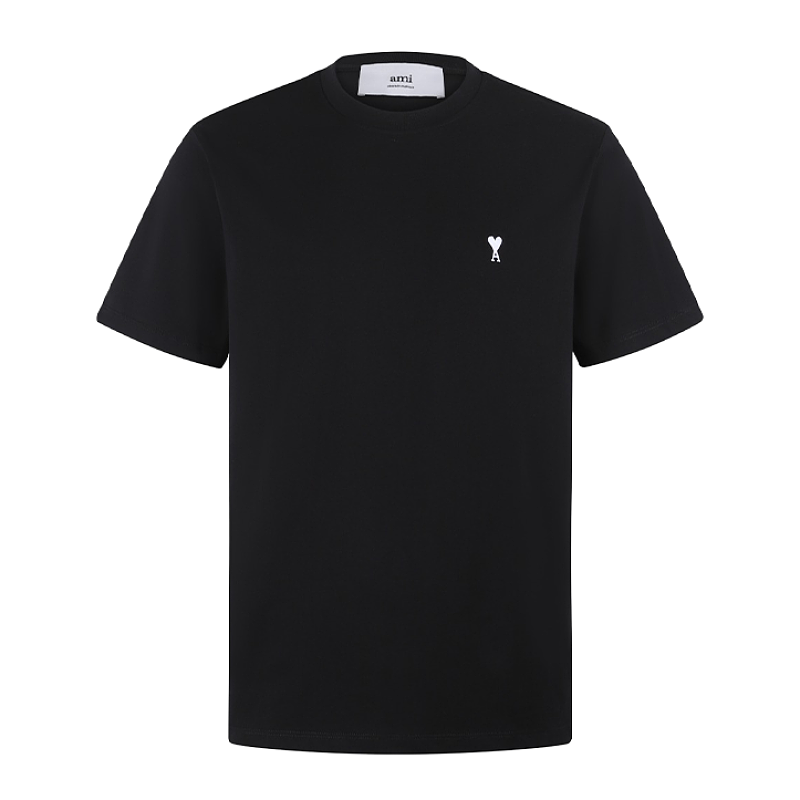 Cotton Embroidered Adc Knit Short-Sleeve T-Shirt